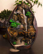 Mountain Temple - Backflow Incense Burner - 