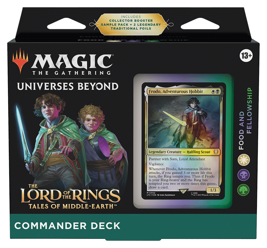 Magic: the Gathering - The Lord of the Rings -Tales of Middle-earth Commander Deck - Food & Fellowship - 