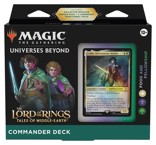 Magic: the Gathering - The Lord of the Rings -Tales of Middle-earth Commander Deck - Food & Fellowship - 