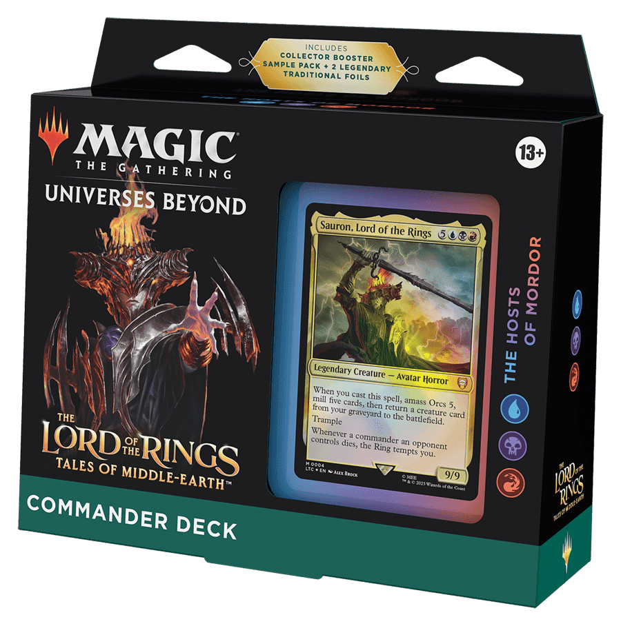 Magic: the Gathering - The Lord of the Rings -Tales of Middle-earth Commander Deck - The Hosts of Mordor - 