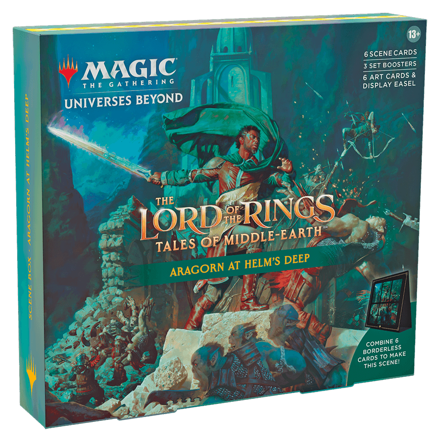 Magic: the Gathering - The Lord of the Rings -Tales of Middle-earth Scene Box - Aragorn at Helm's Deep - 