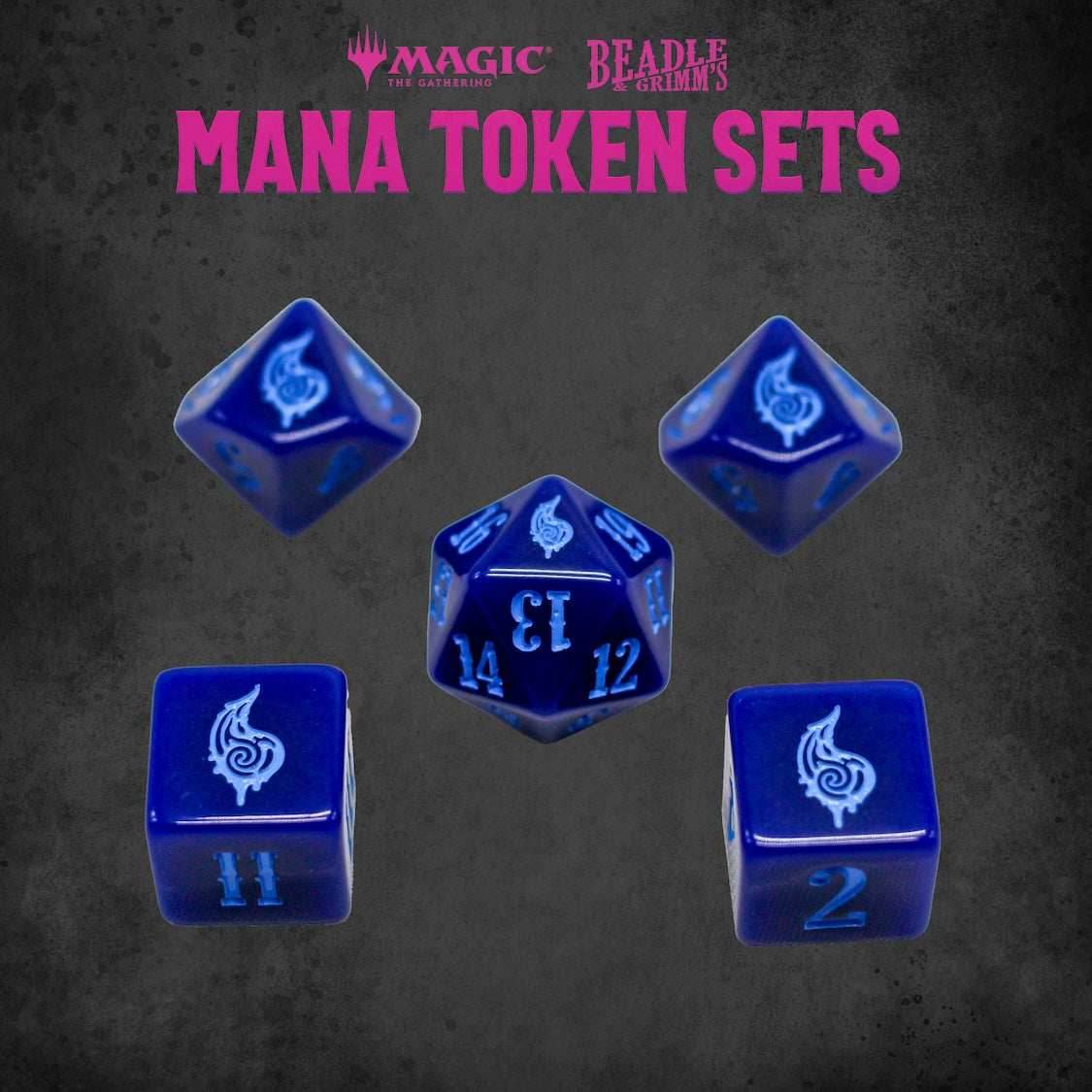 Blue Mana Token Set (MTG) - 