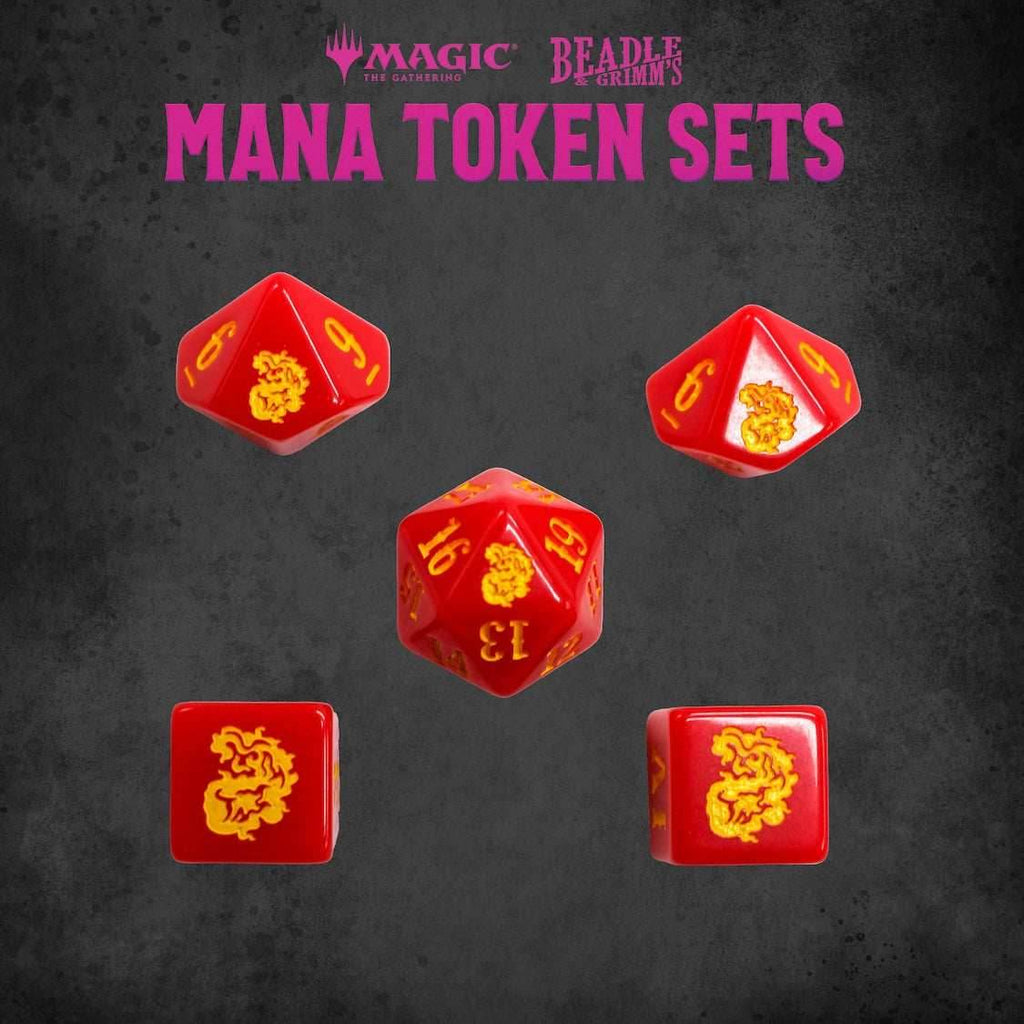 Red Mana Token Set (MTG) - 