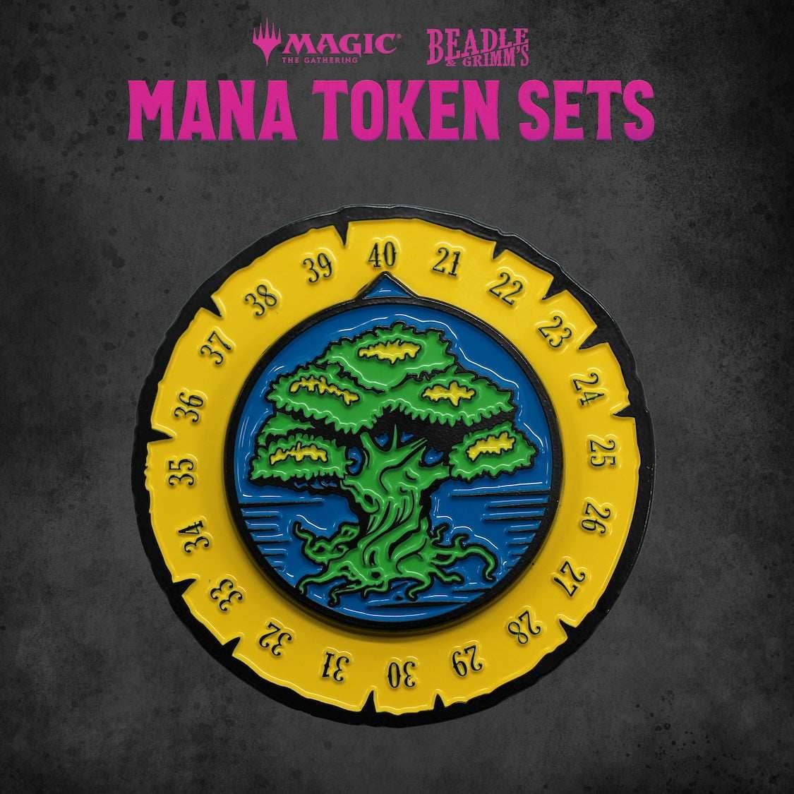 Green Mana Token Set (MTG) - 