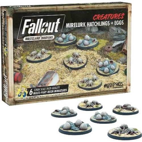 Fallout: Wasteland Warfare - Creatures - Mirelurk Hatchlings + Eggs - 