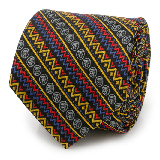 Marvel Black Panther Tribal Stripe Men's Tie