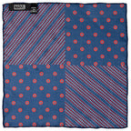 Marvel Captain America Shield Navy Pocket Square