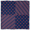 Marvel Captain America Shield Navy Pocket Square