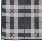 Marvel Captain America Gray Plaid Pocket Square