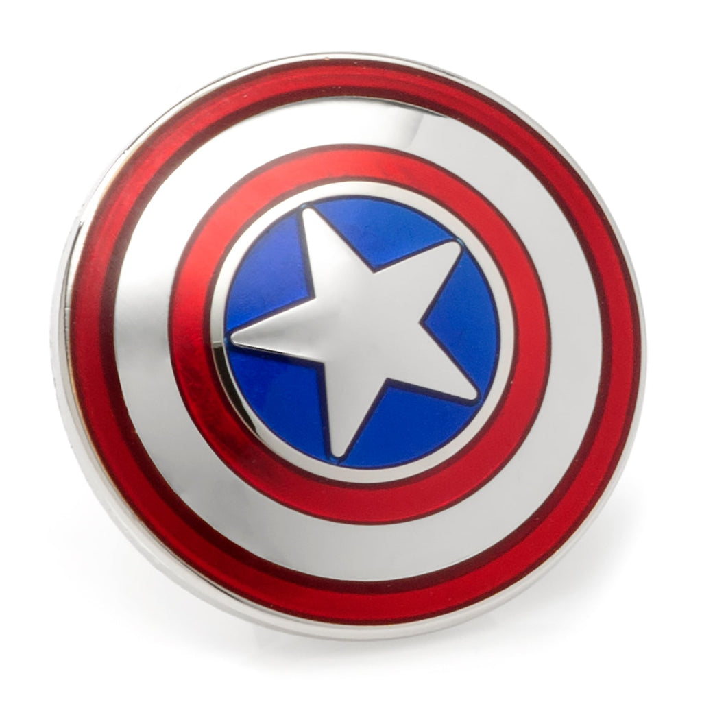 Marvel Captain America Ankle Socks 3-Pack and Lapel Pin Gift Set