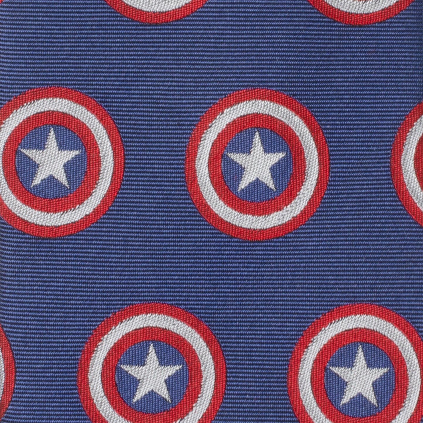 Marvel Captain America Hidden Message Blue Men's Tie