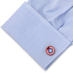 Marvel Avengers Captain America Shield Cufflinks