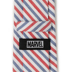 Marvel Captain America Striped White Men's Tie