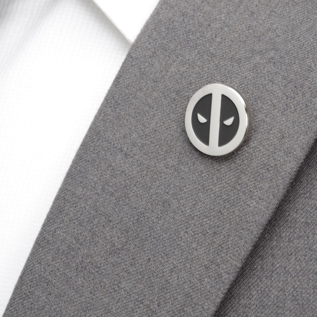 Marvel Deadpool Silver Mask Lapel Pin