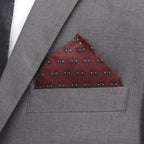 Marvel Deadpool Red Mask Silk Pocket Square