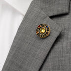 Marvel Avengers  Infinity Stones Antique Gold Lapel Pin
