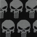 Marvel Punisher Black Socks and Silver Lapel Pin Gift Set