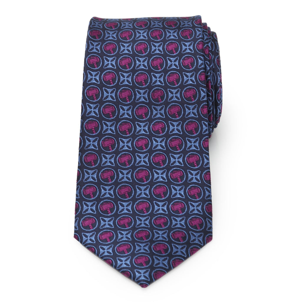Marvel Thor Hammer Mjolnir Men's Tie