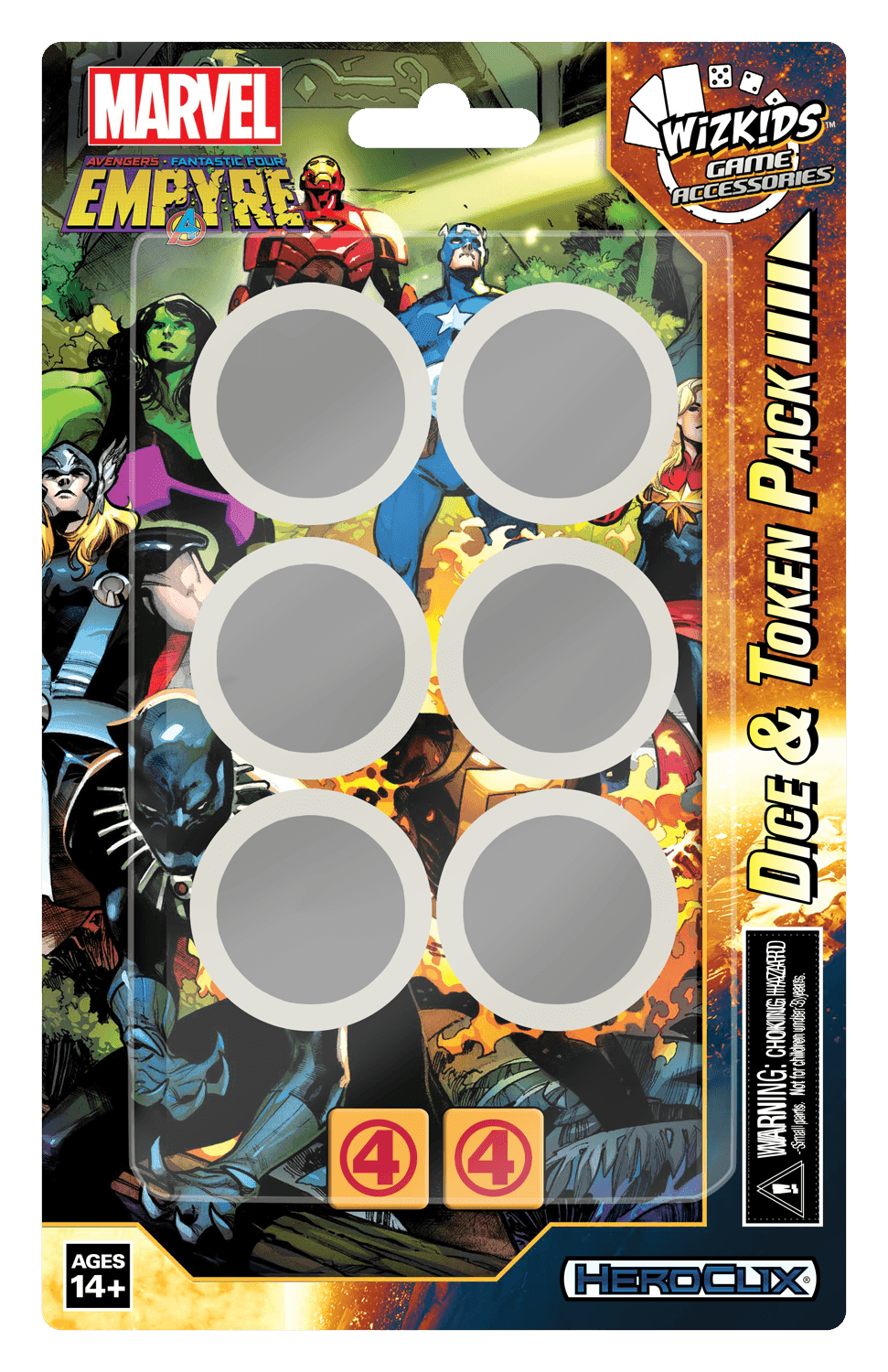 HeroClix: Avengers/Fantastic Four - Empyre - Dice and Token Pack - 