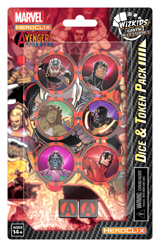 HeroClix: Avengers - Forever - Ant-Man Dice and Token Pack - 