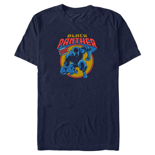 Men's Marvel Avengers Classic Black Panther Man T-Shirt