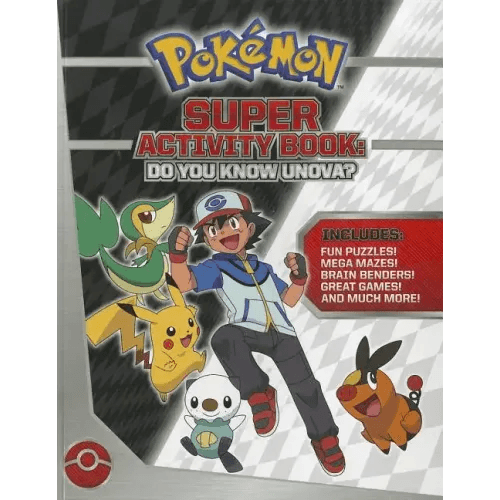 Pokémon Super Activity Book: Do You Know Unova? - Paperback - 