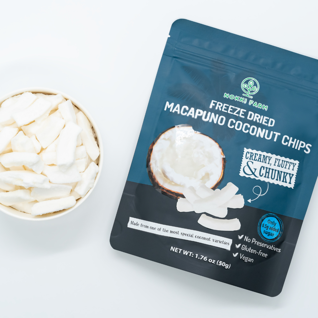 Freeze-Dried Macapuno Coconut Chips