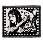 Madness Reigns Woven Blanket - 