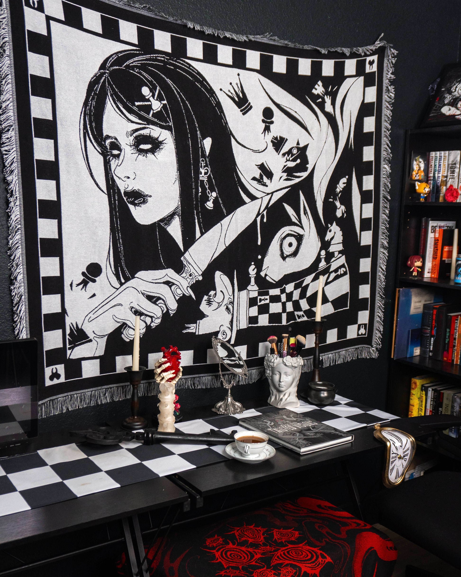 Madness Reigns Woven Blanket - 