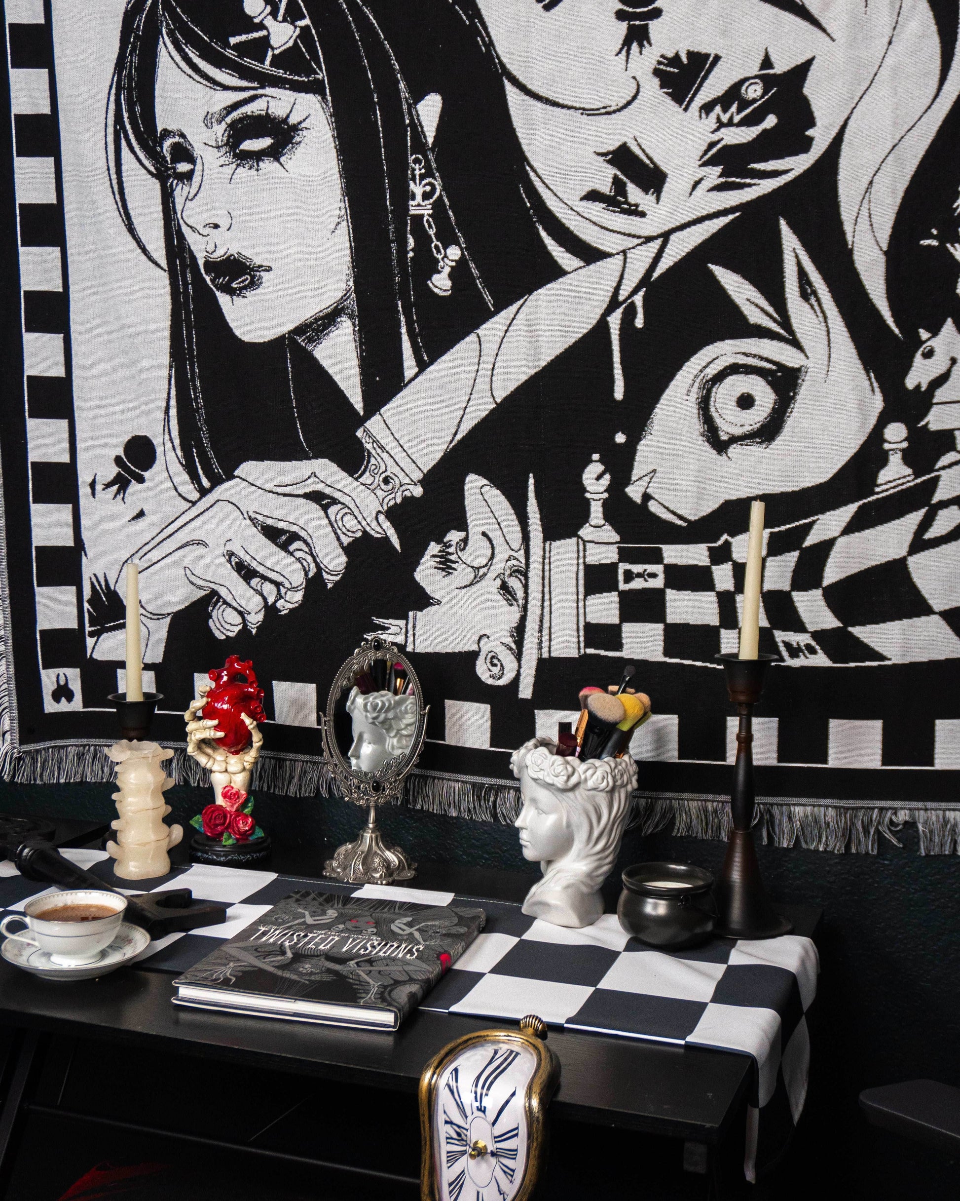 Madness Reigns Woven Blanket - 