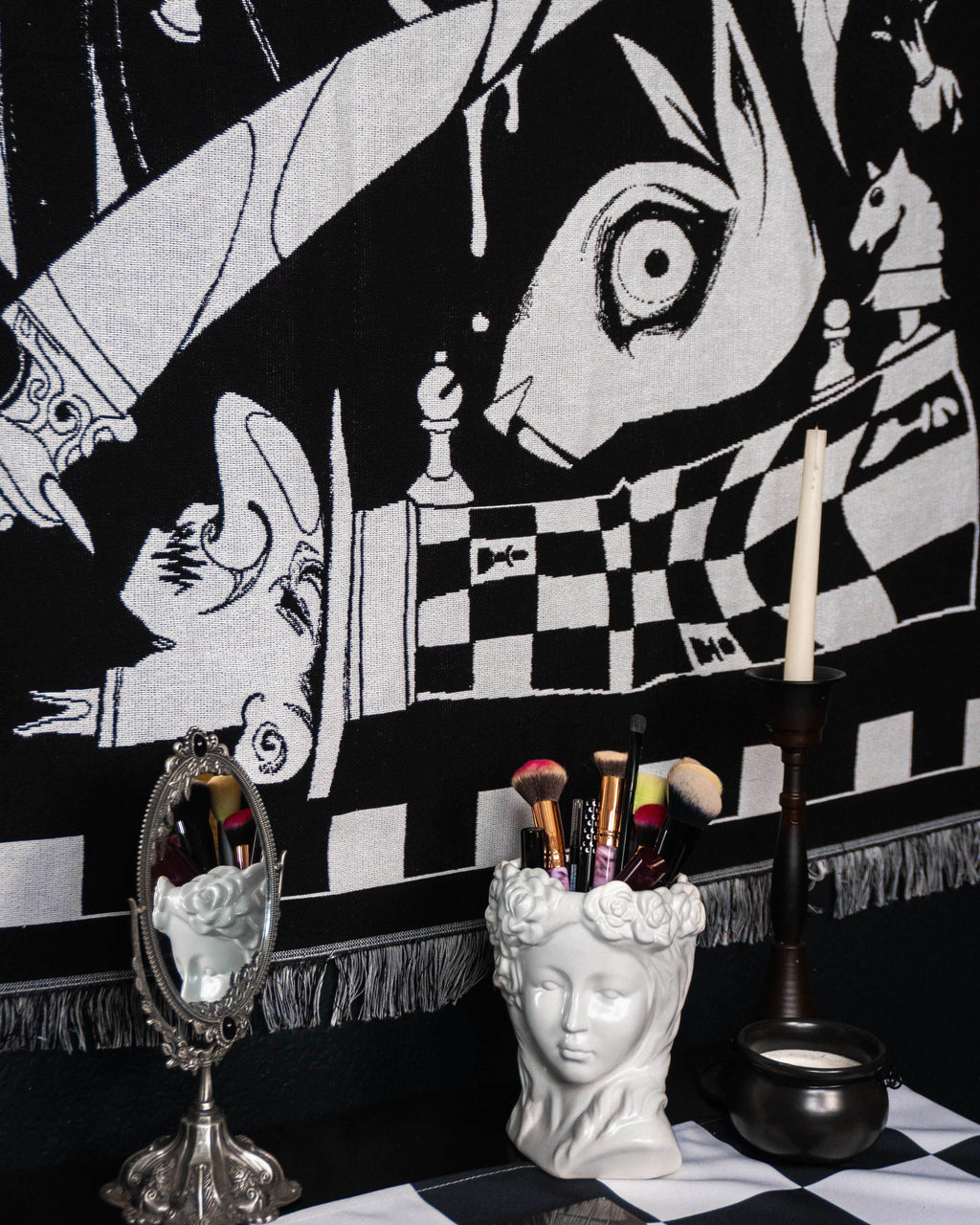 Madness Reigns Woven Blanket - 