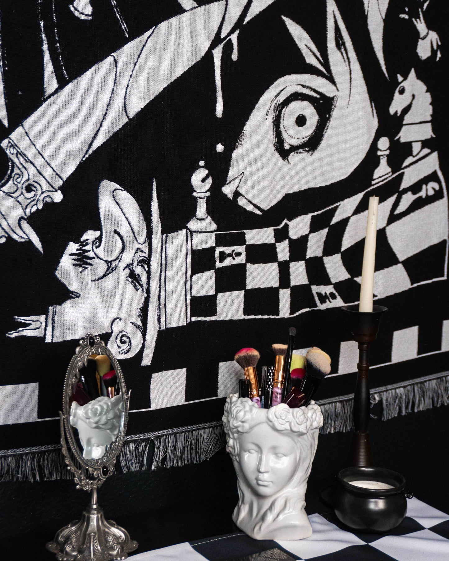 Madness Reigns Woven Blanket - 