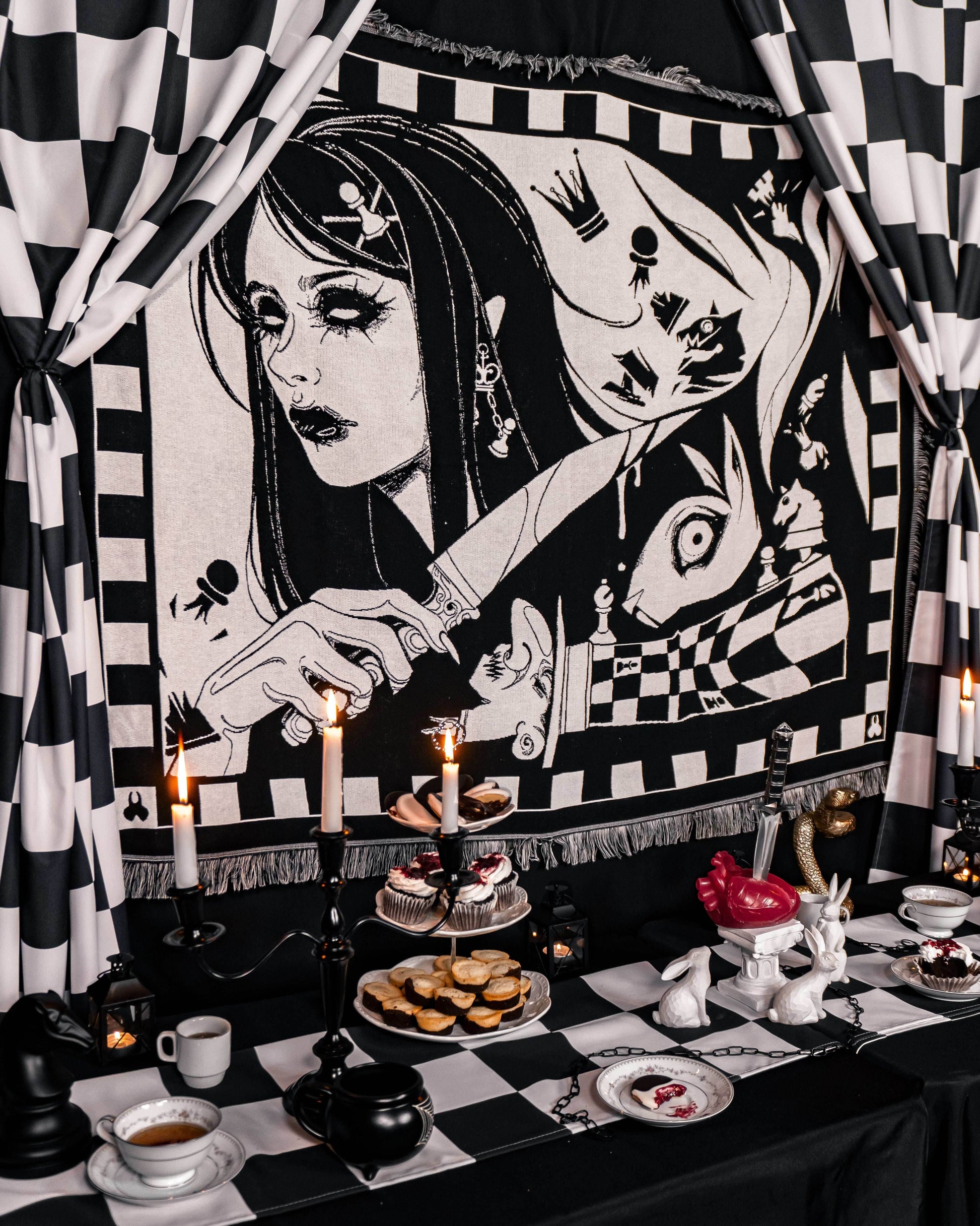 Madness Reigns Woven Blanket - 