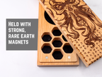 Cthulhu Rising | Engraved Dual Hex Dice Vault