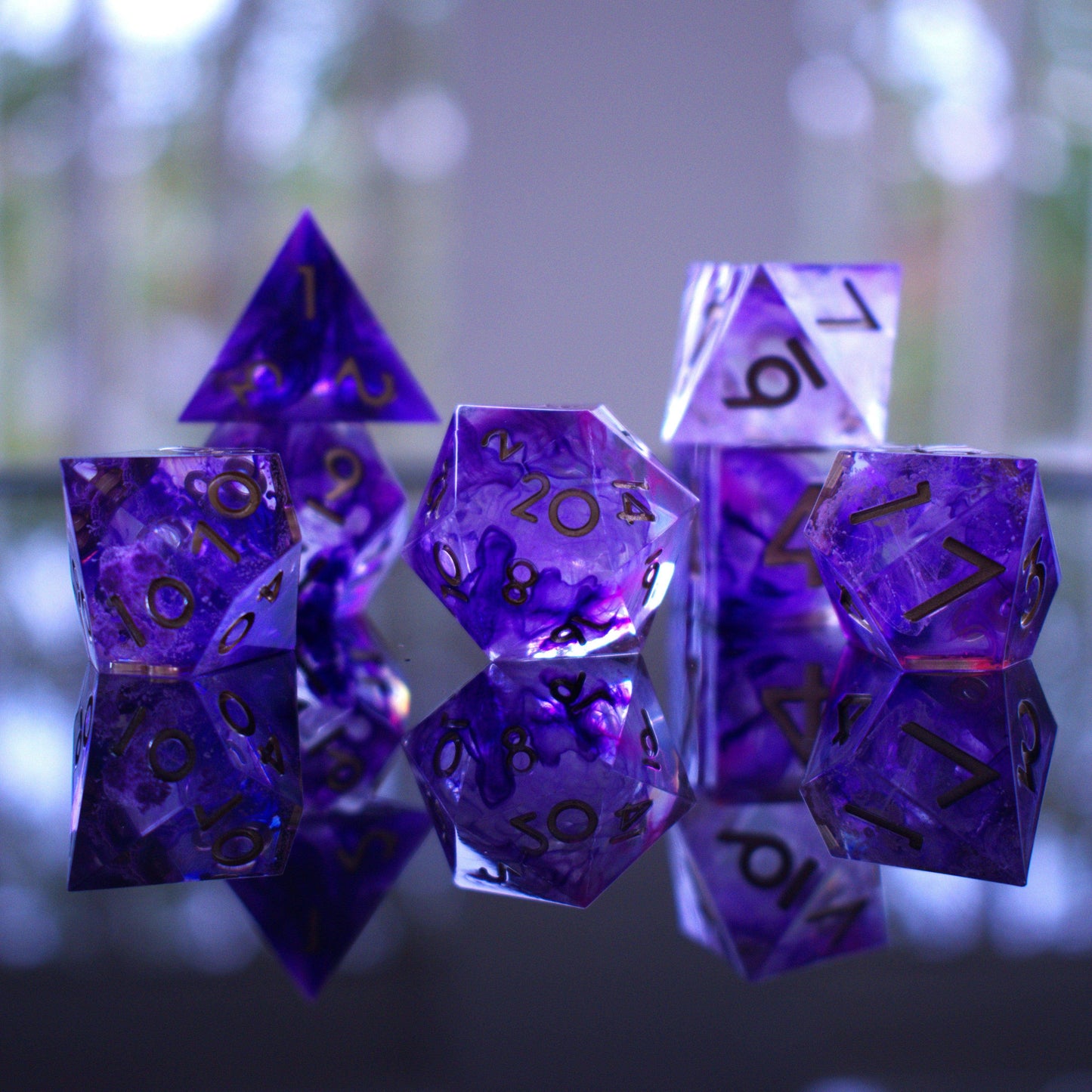 Mage Hand Sharp-Edged Resin Dice Set 'PRE-ORDER | SPRING EVENT DEAL' - 