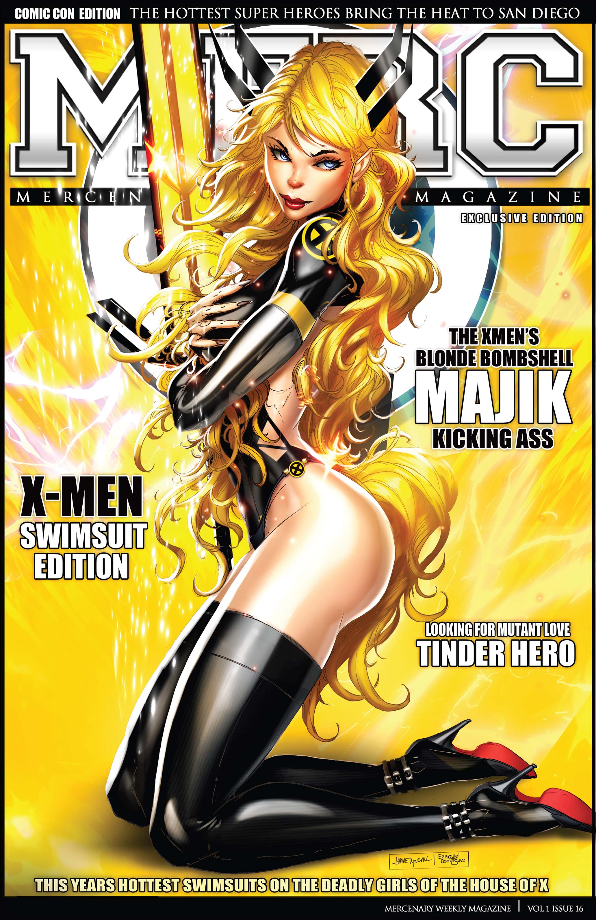 2025 Mutant Sorceress Kneeling Merc Metal Cosplay Comic