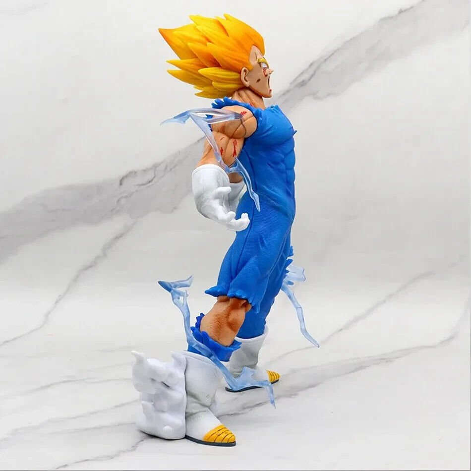 Majin Vegeta Anime Figure, Dragon Ball Z Super Saiyan Figurine 27cm