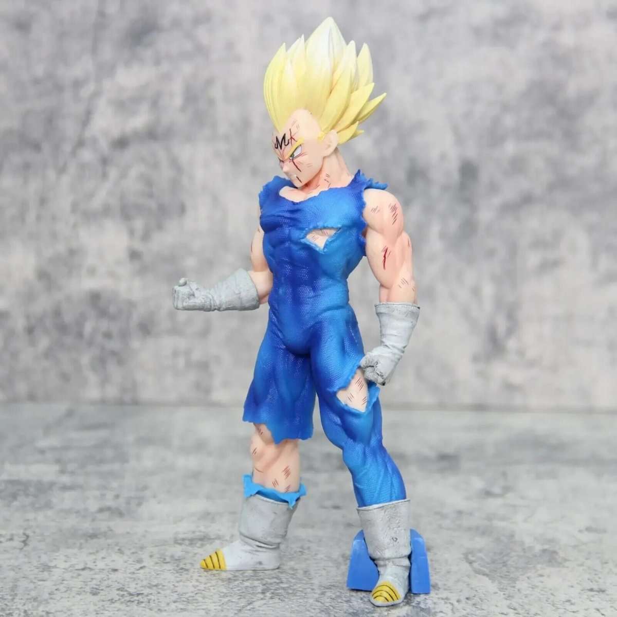 Majin Vegeta Dragon Ball Z Figure, Dragon Ball Super Saiyan Blue Figurine, Anime Collectibles 8 in