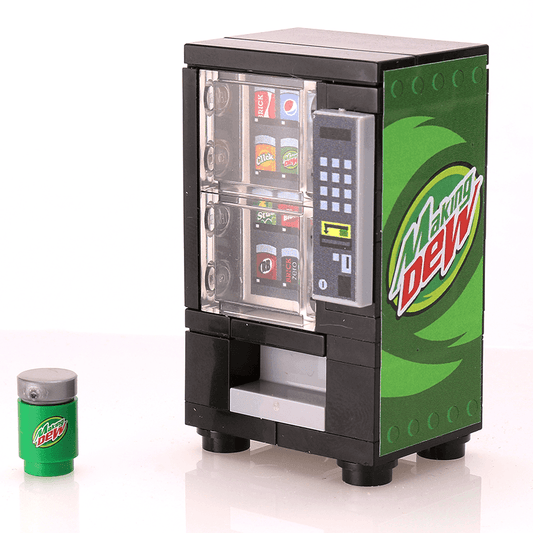 Making Dew - B3 Customs Soda Vending Machine made using LEGO parts - 