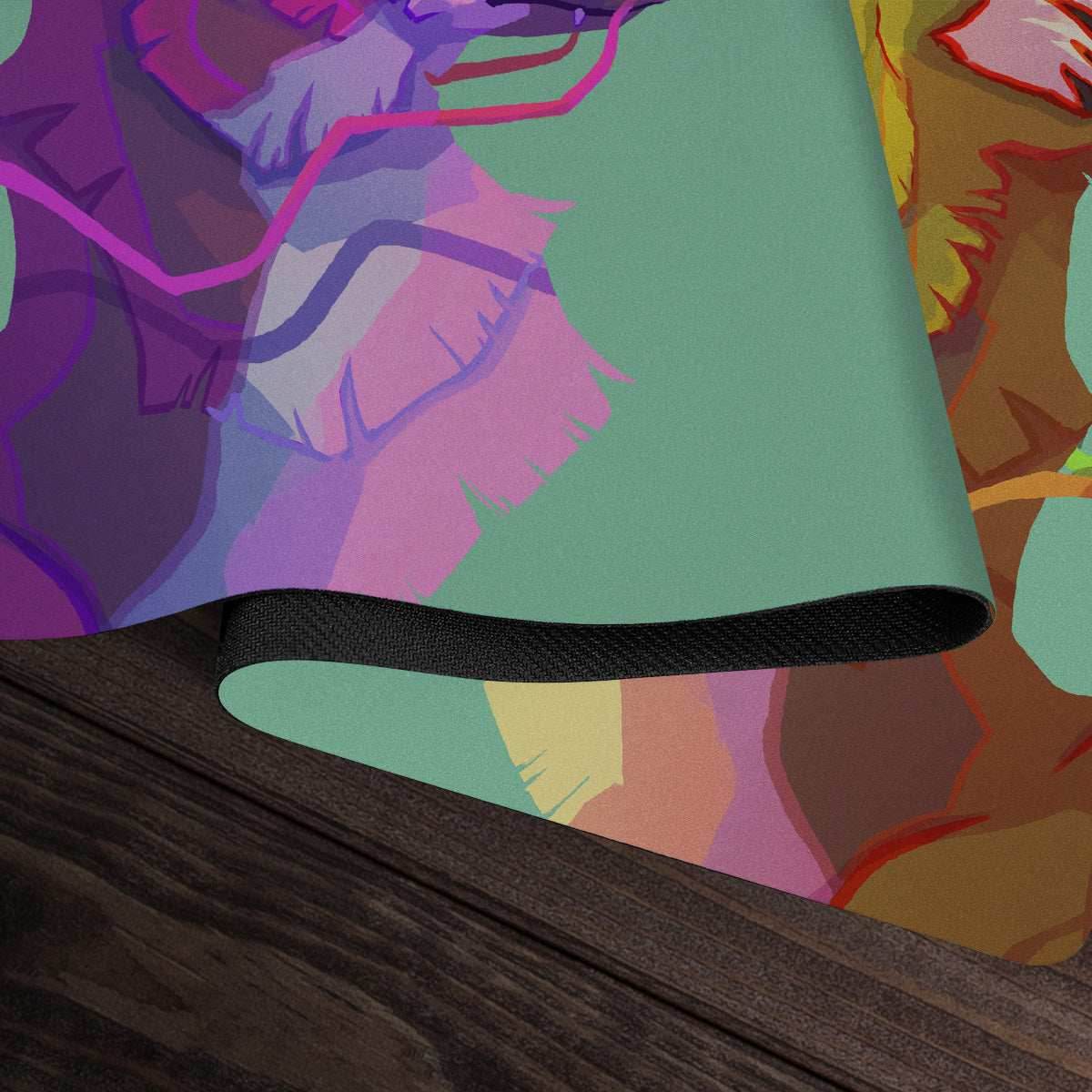 Dhole Dragon Portraits Playmat - Plain