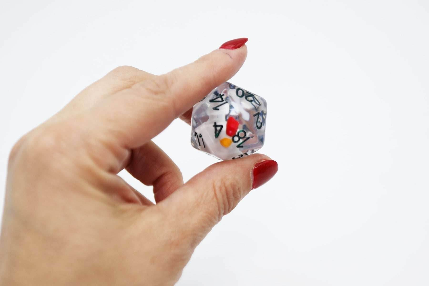 Foam Brain Games 30mm Large D20 - Big Mama Hen - 