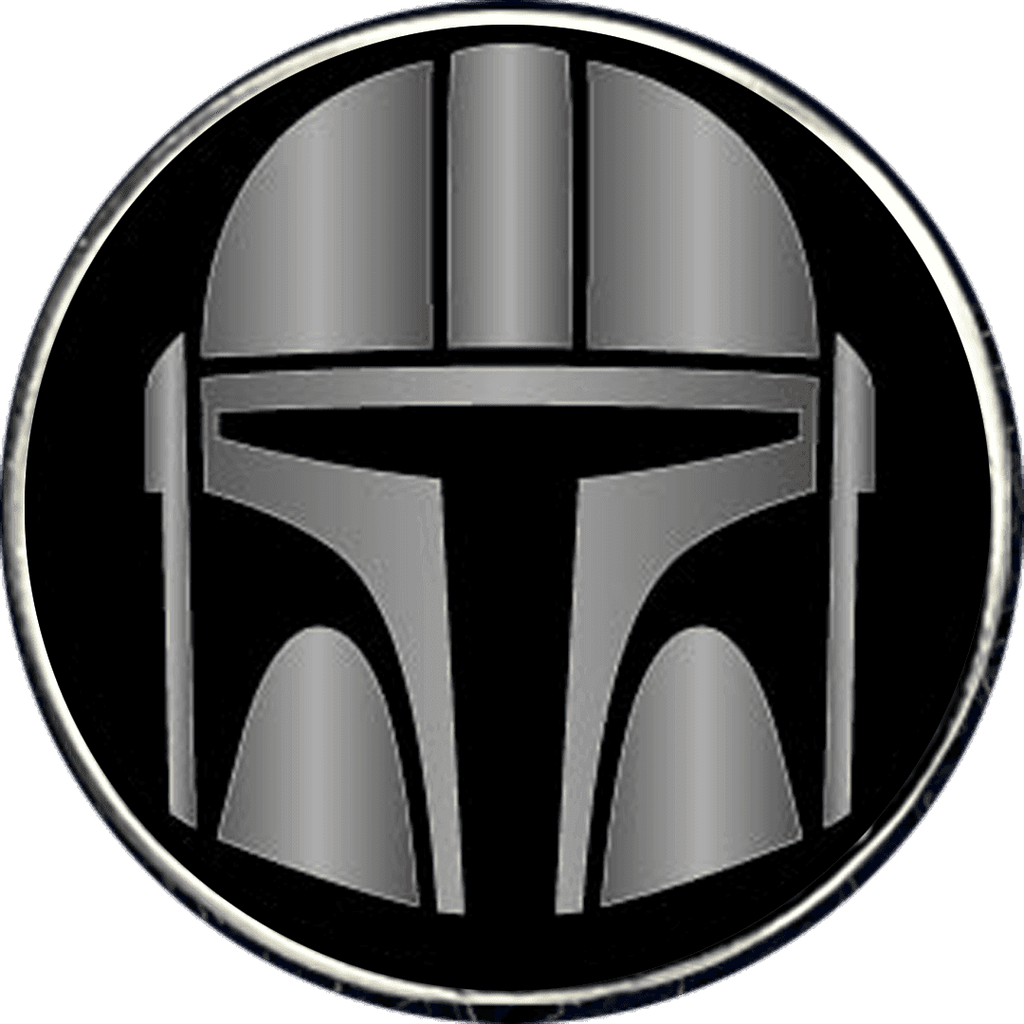 PBX-006-G Order of the Mandalorian Beskar plated Lapel Pin - 