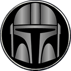 PBX-006-G Order of the Mandalorian Beskar plated Lapel Pin - 
