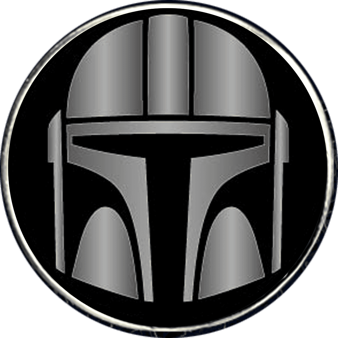 PBX-006-G Order of the Mandalorian Beskar plated Lapel Pin - 