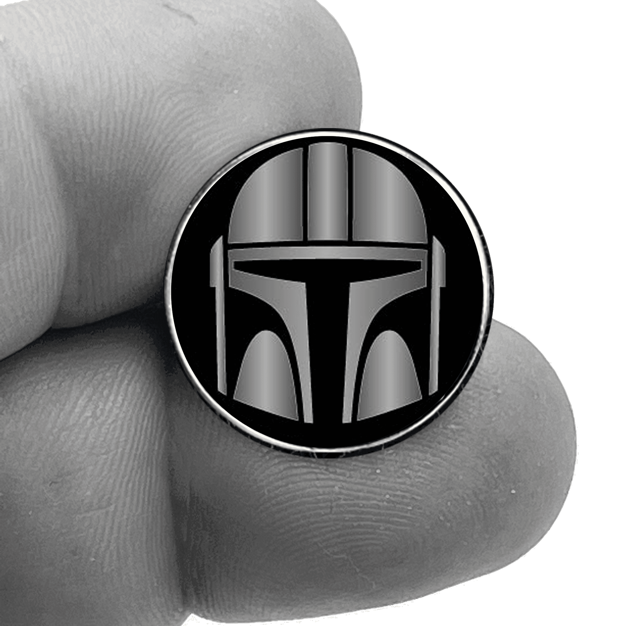 PBX-006-G Order of the Mandalorian Beskar plated Lapel Pin - 