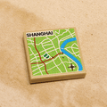 B3 Customs® Shanghai, China Map (2x2 Tile) - 
