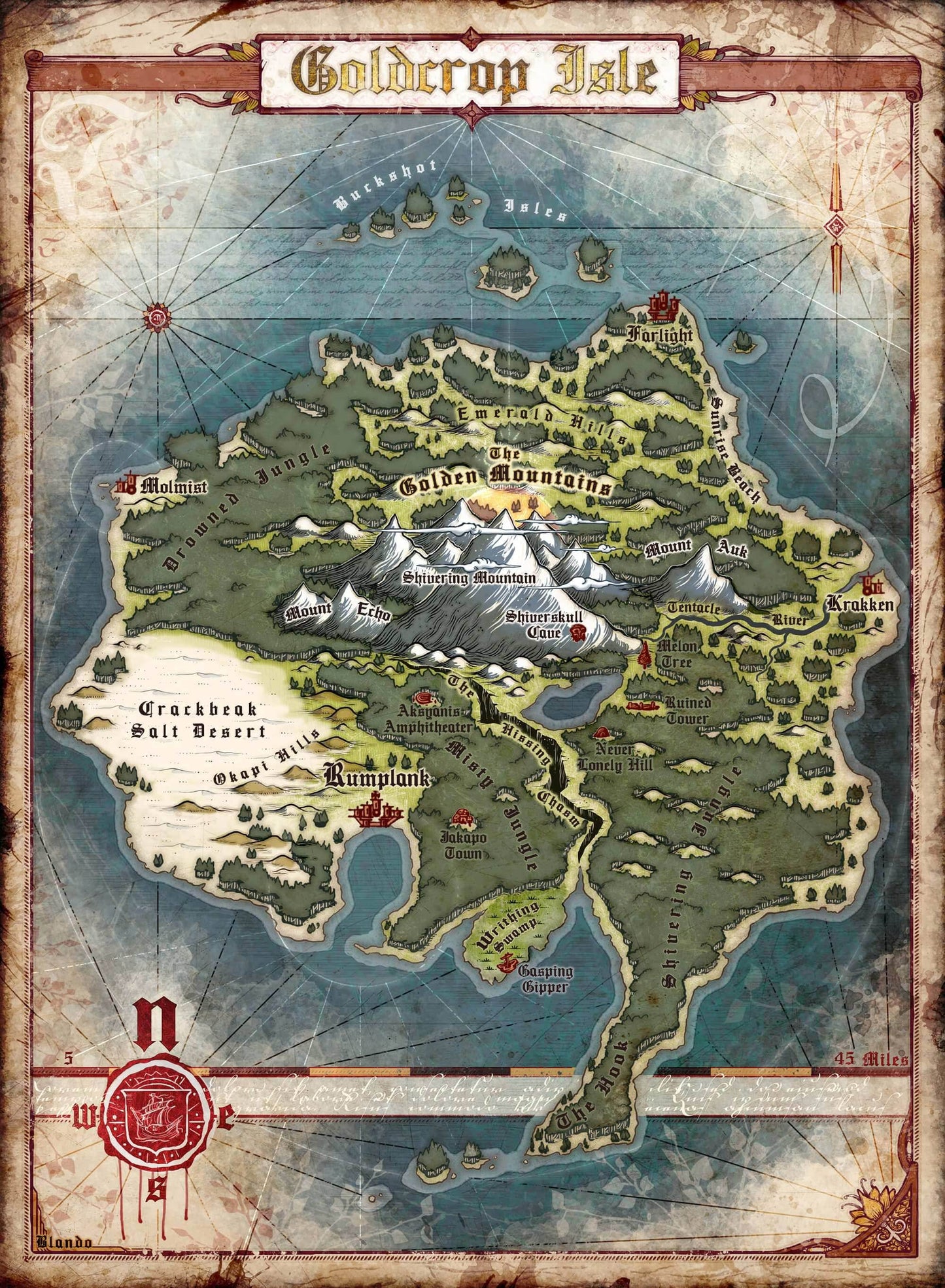 Jewel of the Indigo Isles PDF - Pathfinder 2nd Edition / PDF