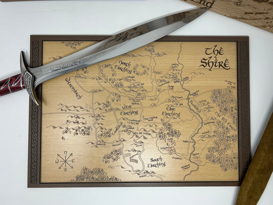 LOTR Map of the Shire | Middle Earth