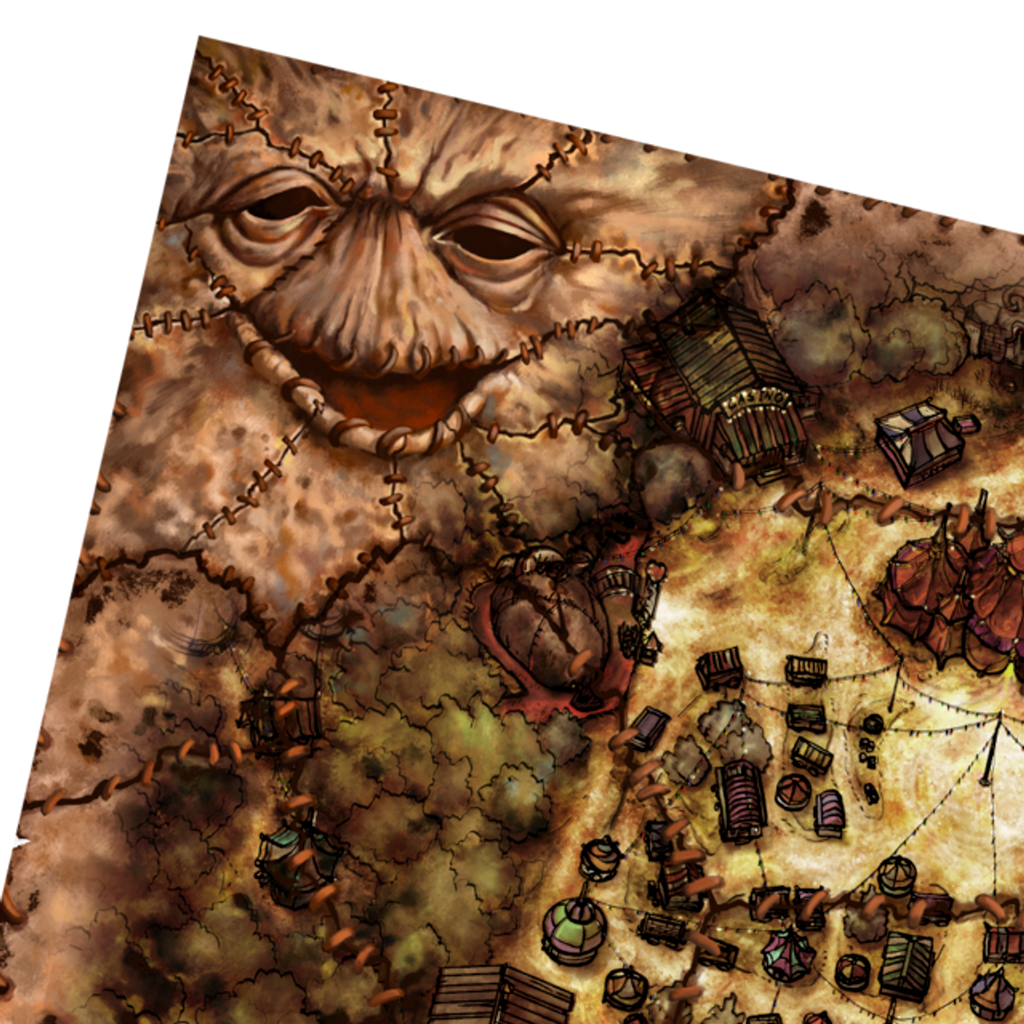 Heckna! - Fabric "Maphew" World Map