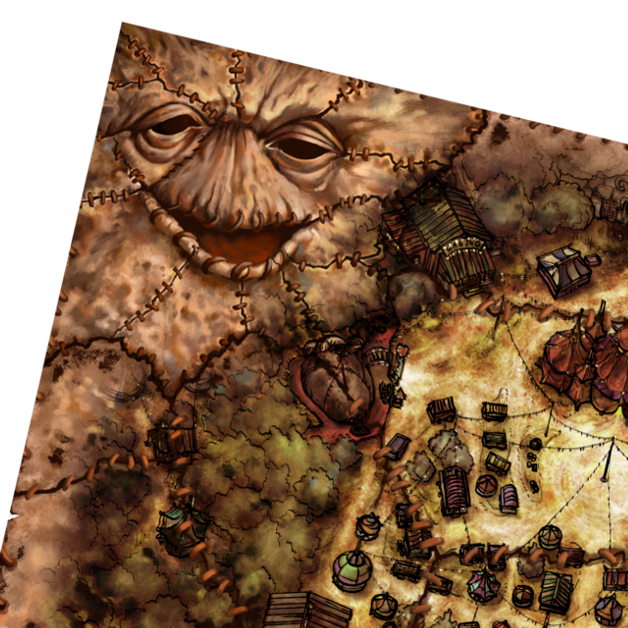 Heckna! - Fabric "Maphew" World Map